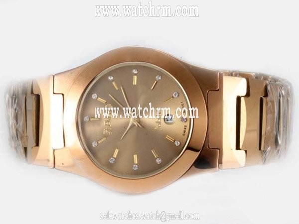 Rado Classic Jubile 1372811523769 Gold Dial 36mm Quartz Watch