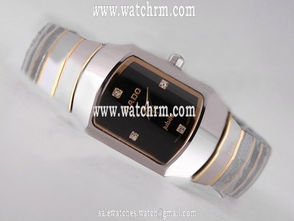 Rado Classic Jubile 148.30288.5 Quartz Rectangle Black Dial Watch