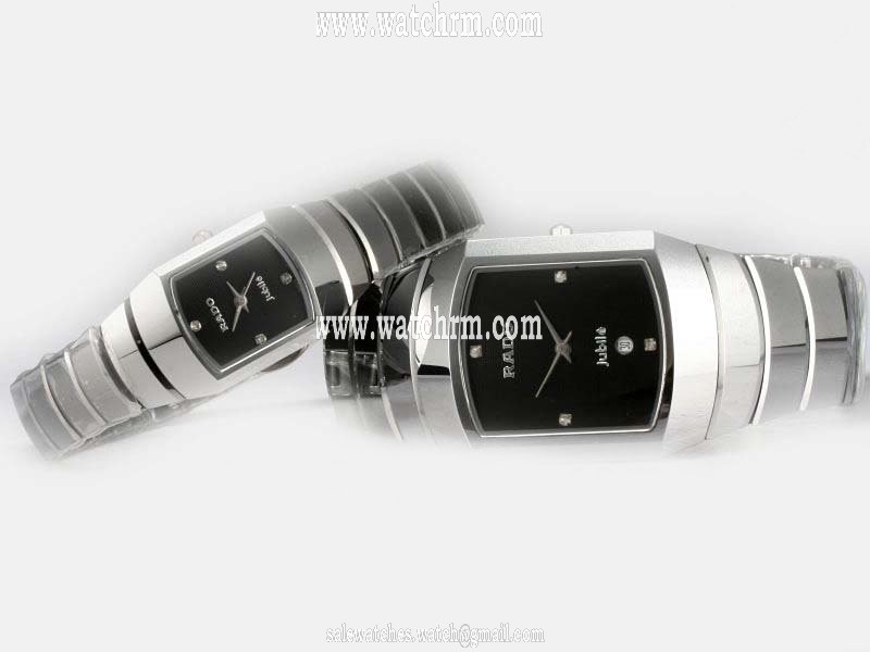 Rado Classic Jubile 160.0282.3 Quartz Man:28x39mm / Lady:19x22mm Black Dial Watch