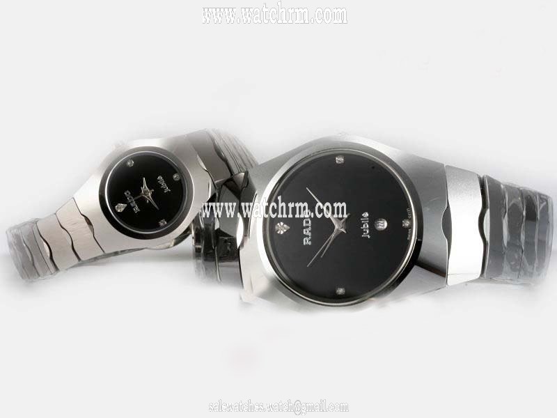 Rado Classic Jubile R27653752 Man:37x41mm / Lady:24x29mm Silver Tungsten Steel Strap Midsize Watch