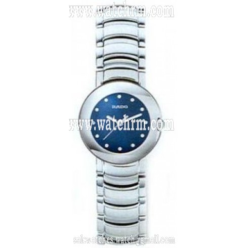 Rado Coupole Blue Stainless Steel Ladies Watch R22549203