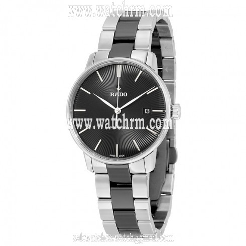 Rado Coupole Classic Automatic Black Dial Stainless Steel Black Ceramic Men's Watch R22860152