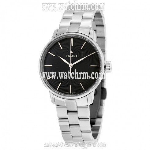 Rado Coupole Classic Automatic Black Dial Stainless Steel Ladies Watch R22862153