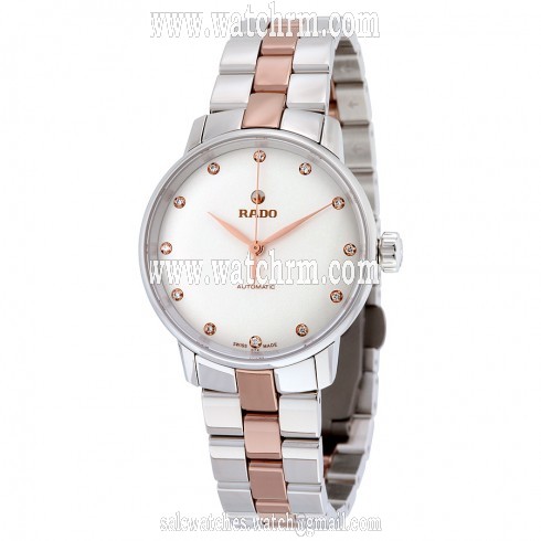 Rado Coupole Classic Automatic Silver Dial Two-tone Ladies Watch R22862742