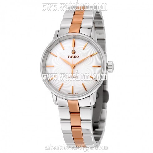 Rado Coupole Classic Automatic White Dial Two-tone Ladies Watch R22862022