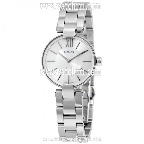 Rado Coupole Silver Dial Ladies Stainless Steel Watch R22854013