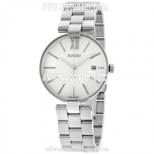 Rado Coupole White Dial Ladies Stainless Steel Watch R22852013