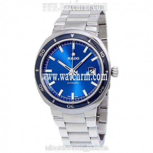 Rado D Star Blue Dial Stainless Steel Men's Watch R15960203