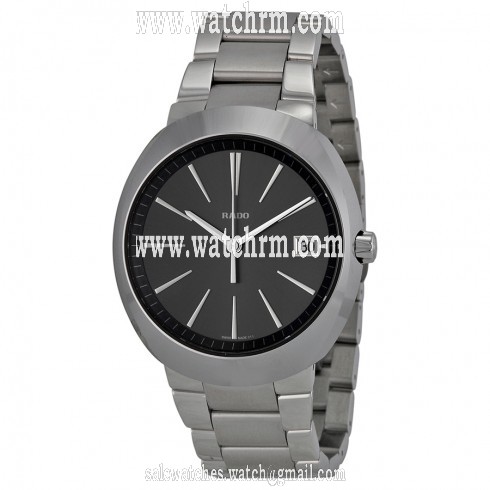 Rado D Star Grey Dial Stainless Steel and Ceramos Bracelet Watch R15943113