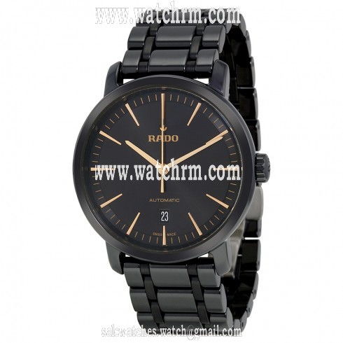 Rado Diamaster XL Automatic Black Ceramic Men's Watch R14073162