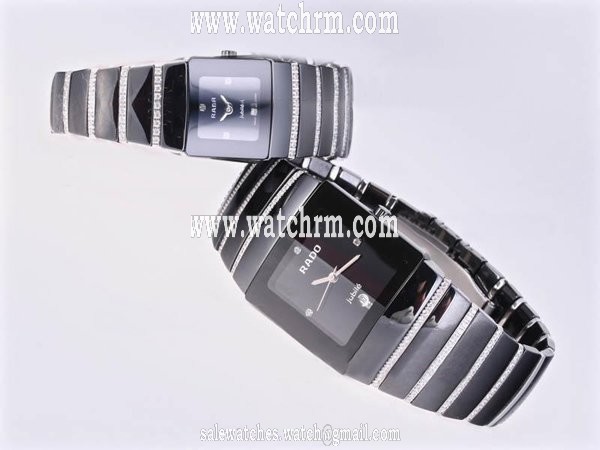 Rado DiaStar 152.0332.3 Ceramic Bezel Silver Ceramic Strap Midsize Watch