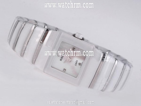 Rado DiaStar 152.0332.3 Silver Ceramic Strap White Dial Watch