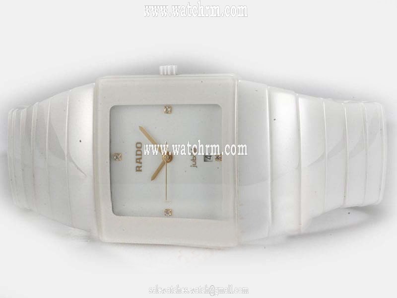Rado DiaStar 17859 White Ceramic Strap 31x28mm White Dial Watch