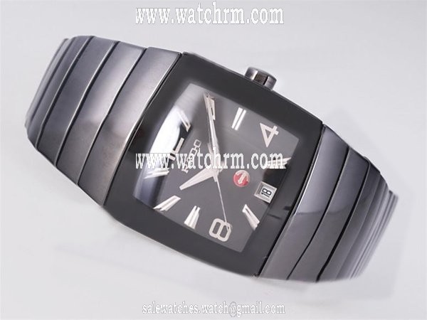 Rado DiaStar 25439 Ceramic Bezel Ceramic Case Black Dial Watch