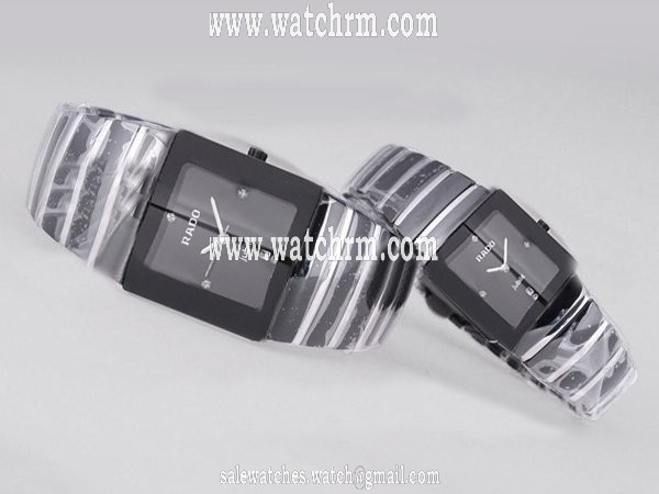 Rado DiaStar 25517 Quartz Black Dial Man:31x27mm / 21x18mm Watch