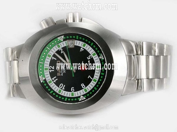 Rado DiaStar R12637153 Black Dial Round Stainless Steel Case Watch