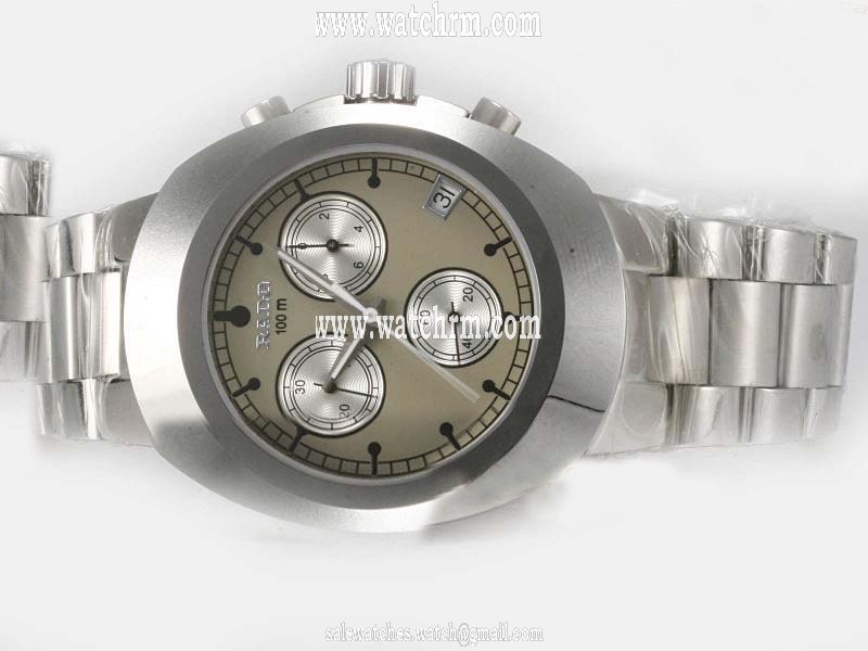Rado DiaStar R12694153 Stainless Steel Bezel Yellow Dial Watch