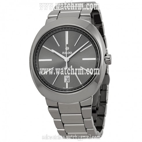 Rado D-Star Automatic Grey Dial Ceramic Men's Watch R15760112