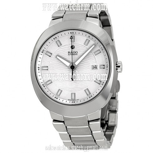 Rado D-Star Automatic Silver Dial Ceramos Men's Watch R15938103
