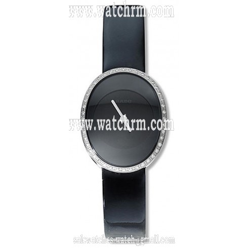 Rado Esenza Black Steel Diamond Medium Ladies Watch R53541156