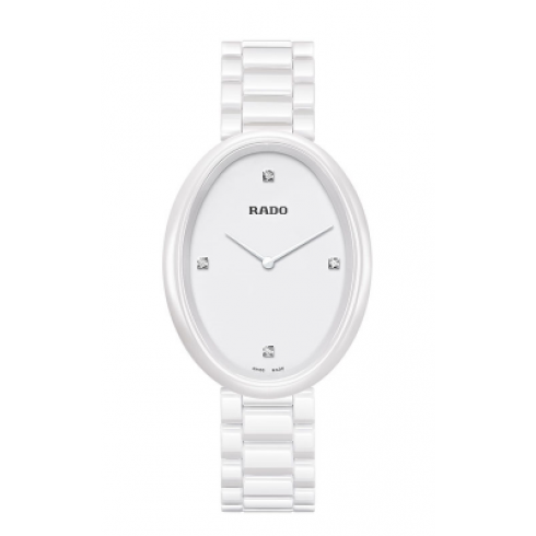 Rado Esenza White Dial High-tech White Ceramic Ladies Watch R53092712