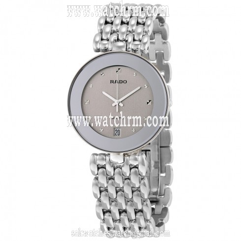 Rado Flourence Gray Dial Ladies Stainless Steel Watch R48792103