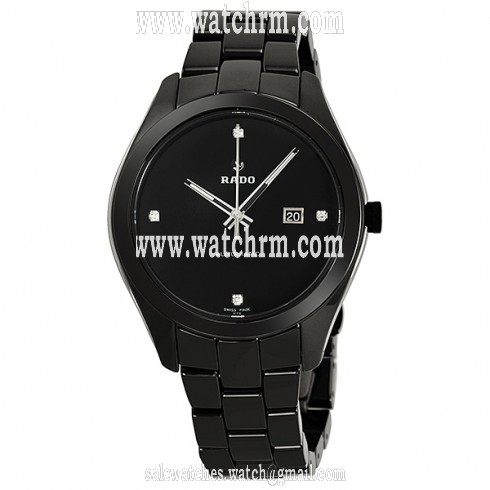Rado Hyperchrome Automatic Diamond Black Ceramic Ladies Watch R32260702