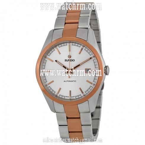 Rado Hyperchrome Automatic Silver Dial Two-Tone Ceramic Men's Watch R32980102