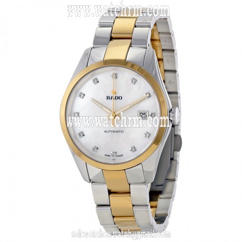 Rado Hyperchrome Jubile Mother of Pearl Dial Steel And Ceramos Watch R32979902