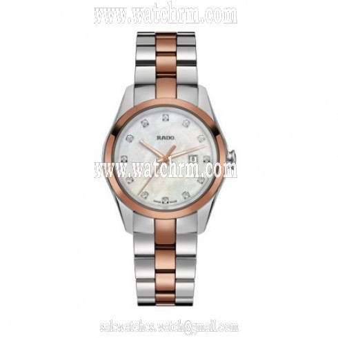 Rado Hyperchrome Quartz MOP Dial Two-tone Ladies Watch R32976902