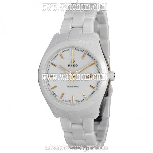 Rado Hyperchrome White Dial White Ceramic Ladies Watch R32257012