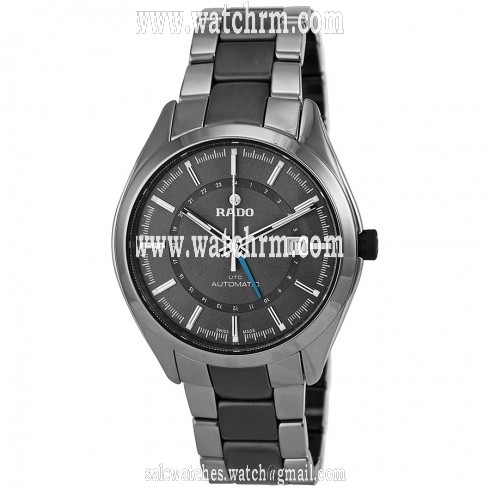 Rado HyperChrome XL Grey Dial Grey Ceramic Bracelet and Case Men's Watch R32165102