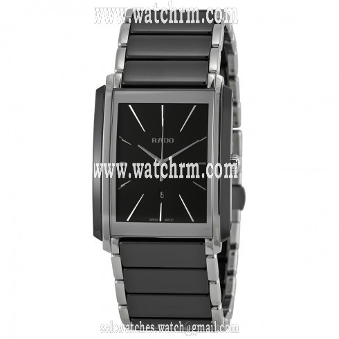Rado Integral Black Dial Black Ceramic Men's Watch R20963152