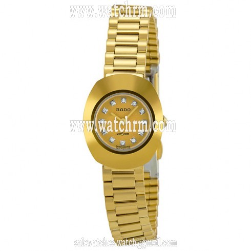 Rado Original Jubile Gold Tone Stainless Steel Ladies Watch R12559633