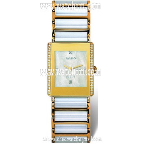 Rado Integral Superjubile Diamond 18kt Yellow Gold Pearl-tone Ceramic Unisex Watch R20338902