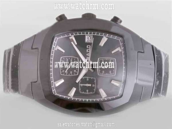 Rado Sintra 180.0286.5 Black Dial Quartz Chronograph 41x44mm Watch