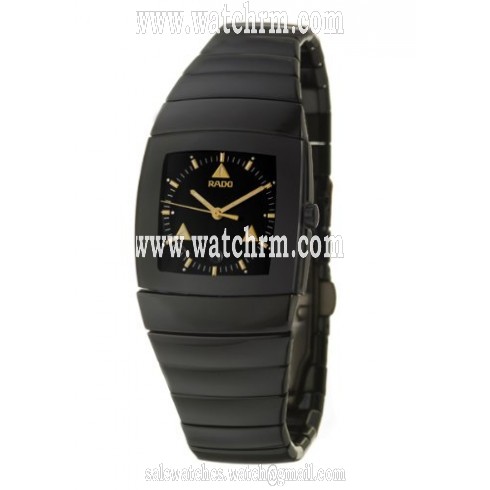 Rado Sintra Quartz Black Dial Black Ceramic Ladies Watch R13725172