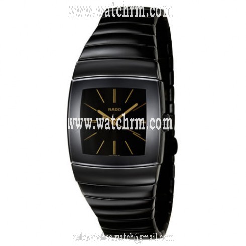 Rado Sintra Quartz Black Dial Black Ceramic Men's Watch R13724192