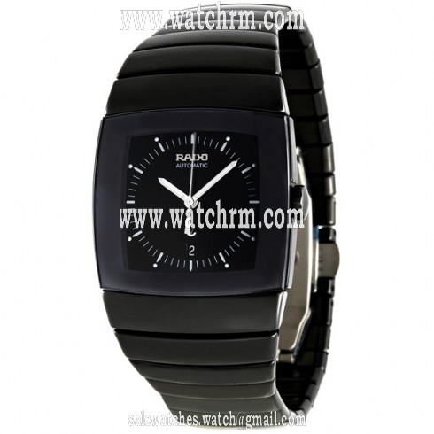 Rado Sintra XL Black Dial Black Ceramic Automatic Men's Watch R13883182
