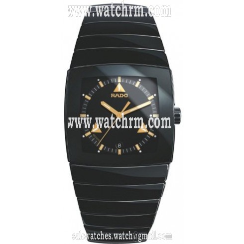 Rado Sintra XXL Black Dial Black Ceramic Men's Watch R13723172
