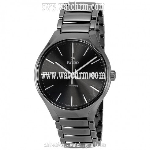 Rado True Automatic Gray Dial Plasma High-Tech Ceramic Men's Watch R27057102