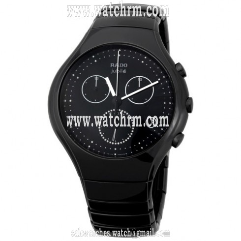 Rado True Black Ceramic Chronograph Men's Watch R27814702
