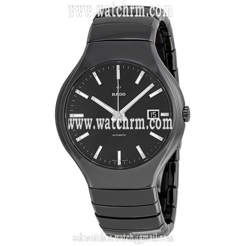 Rado True Black Dial Black Ceramic Men's Watch R27857162