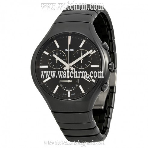 Rado True Black Dial Chronograph Men's Watch R27814162