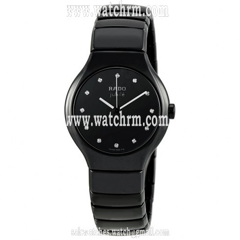 Rado True Jubile Black Ceramic Ladies Watch R27655762