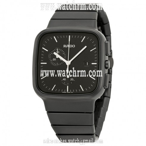Rado True R5.5 Black Dial Chronograph Ceramic Men's Watch R28886162