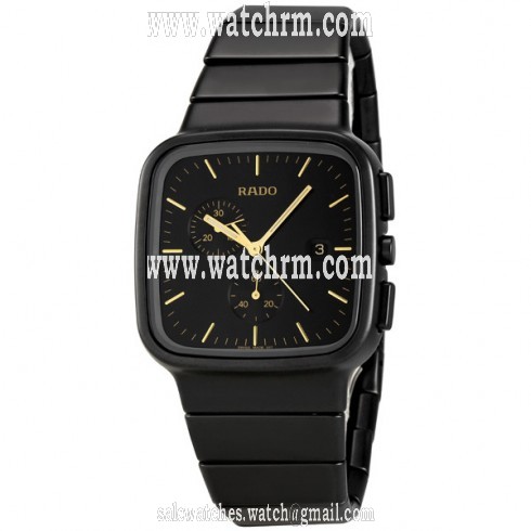 Rado True R5.5 Black Dial Ceramic Chronograph Watch R28886172