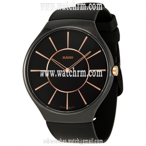 Rado True Thinline Black Ceramic Unisex Watch R27741159