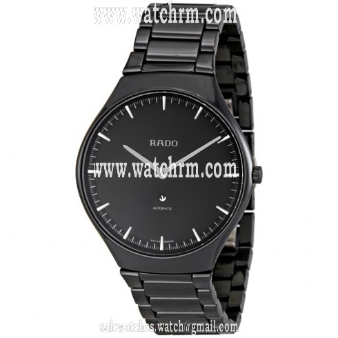 Rado True Thinline Black Dial Automatic Unisex Watch R27969152