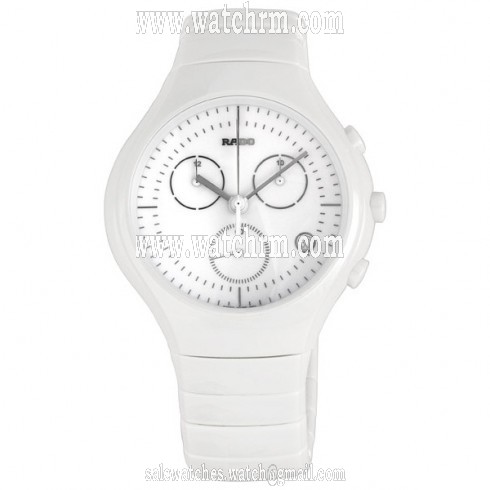 Rado True White Ceramic Chronograph Men's Watch R27832012